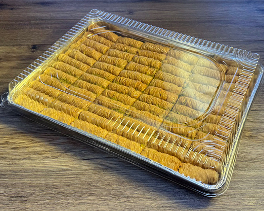 Traditional Middle Eastern baklava dessert catering tray Calgary events