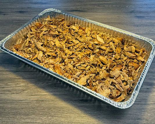 Halal chicken shawarma catering tray for Calgary corporate events and weddings