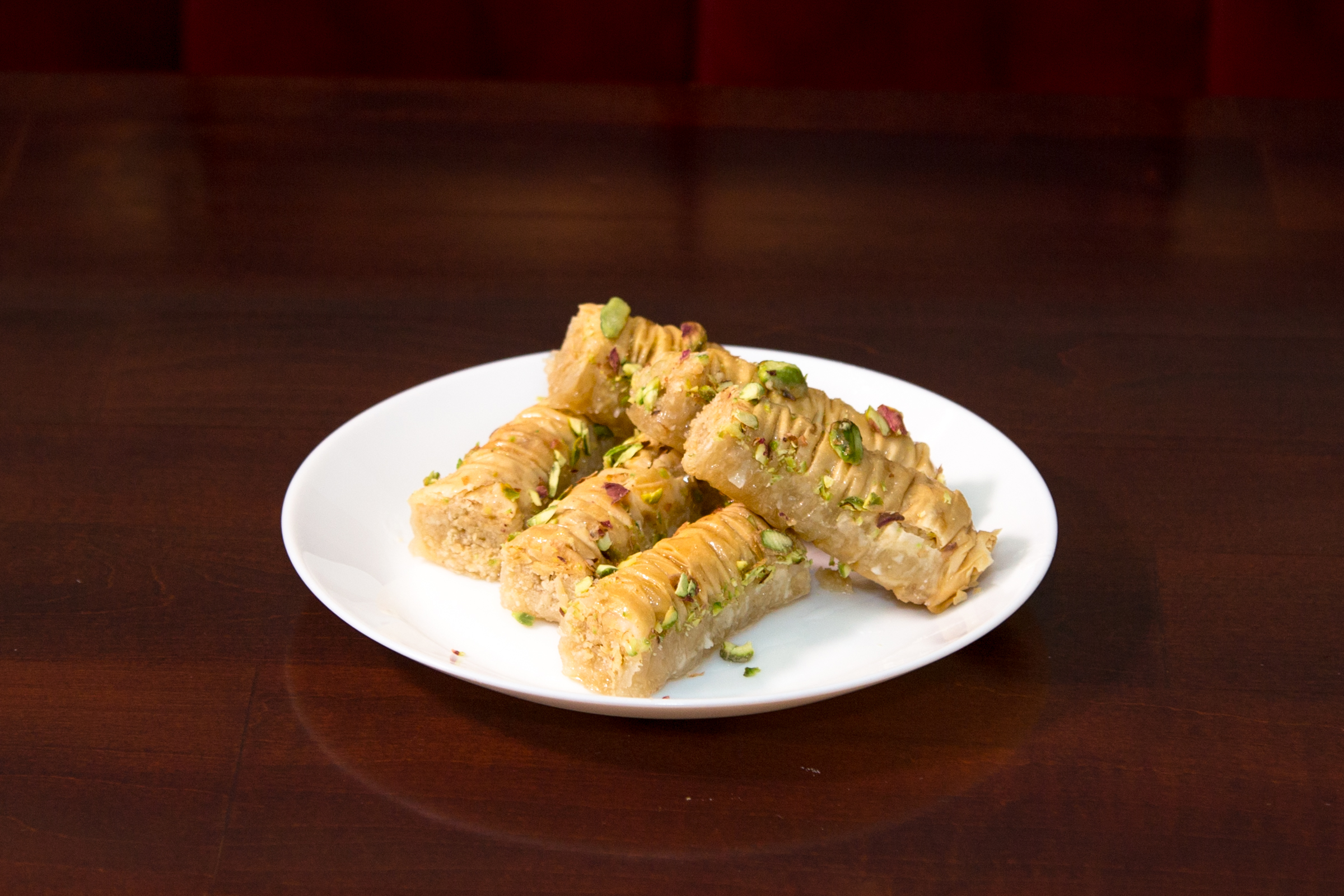 Fresh Baklava, with cashew and pistachio