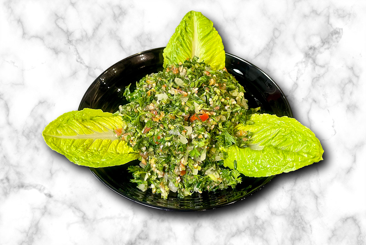 Tabouli Salad - fresh parsley, tomatoes, bulgur and onions - authentic Lebanese tabbouleh Calgary