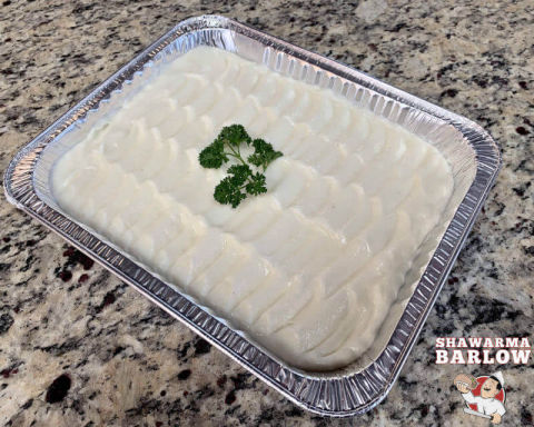 A tray of heavenly Garlic Dip